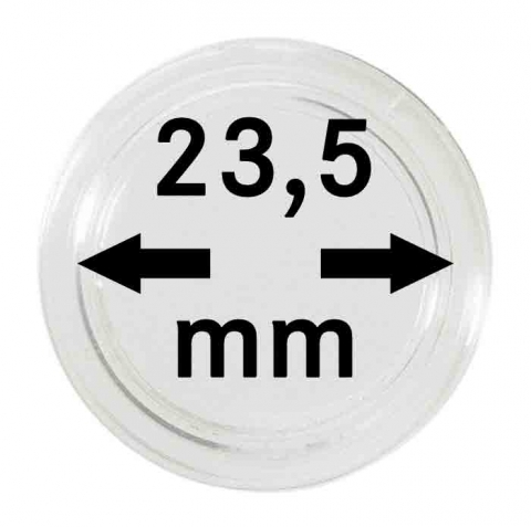 Lindner Münzenkapseln, 23,5 mm