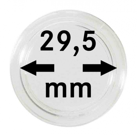 Lindner Münzenkapseln, 29,5 mm