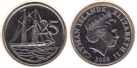 25 Cents Kaimaninseln 2008
