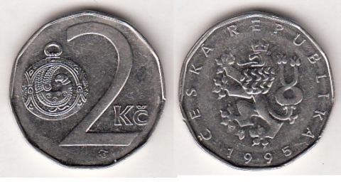 2 Korun Tschechien 1995
