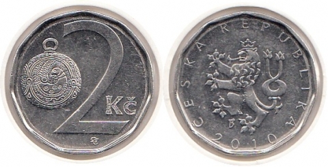2 Korun Tschechien 2010