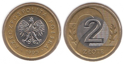 2 Zlote Polen 1995