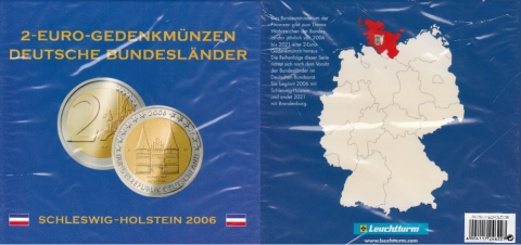 Album für 2 Euromünzen BRD 2006