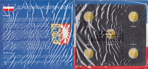 Album für 2 Euromünzen BRD 2006