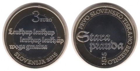 3 Euro Slowenien 2015