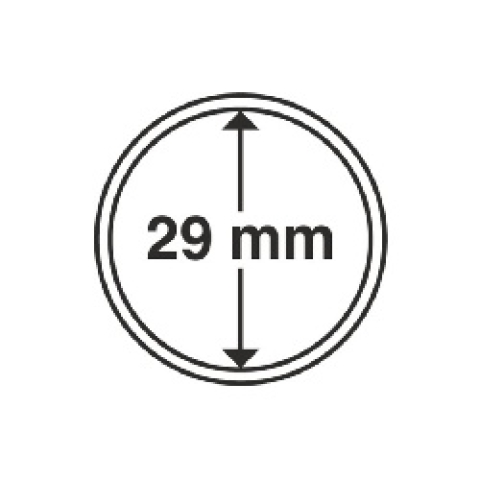 Münzkapseln innen Ø 29 mm