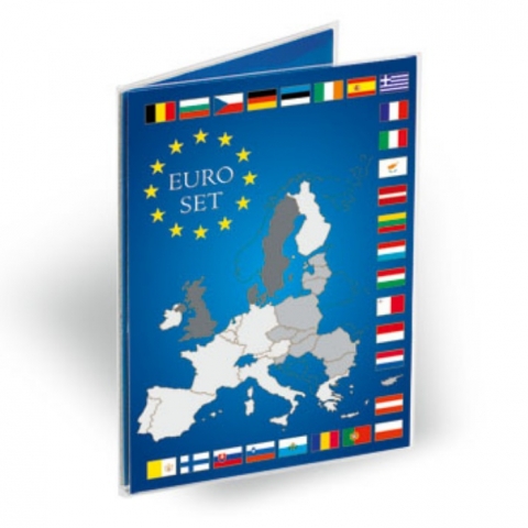 neutrale Münzkarte Euro-Kursmünzensatz