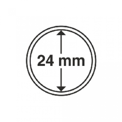 Münzkapseln innen Ø 24 mm