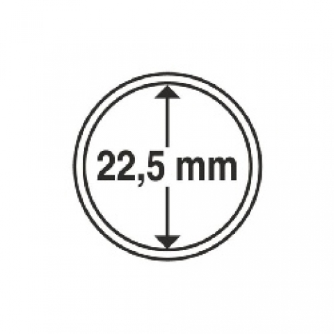 Münzkapseln innen Ø 22,5 mm