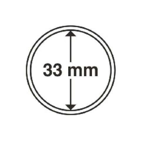 Münzkapseln innen Ø 33 mm