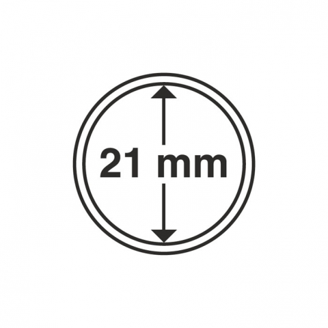 Münzkapseln innen Ø 21 mm