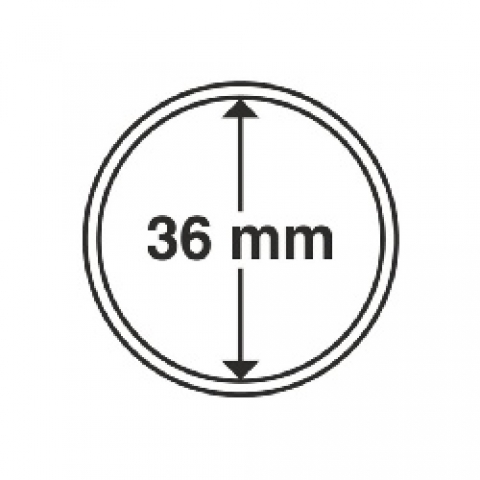 Münzkapseln innen Ø 36 mm