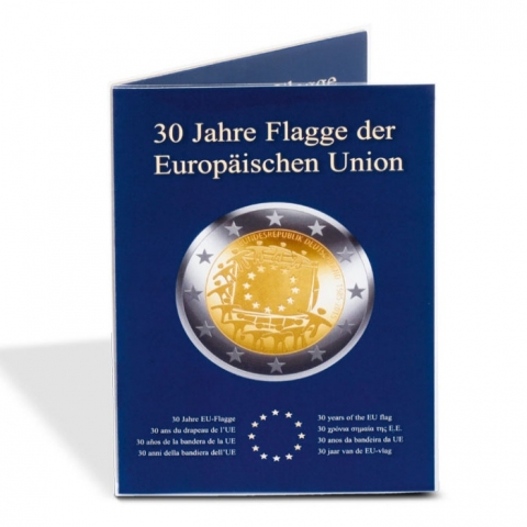Münzkarte für 2 Euro-Münzen EU-Flagge, Ausgabe 2015
