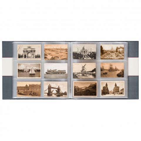 Album für 600 historische Postkarten