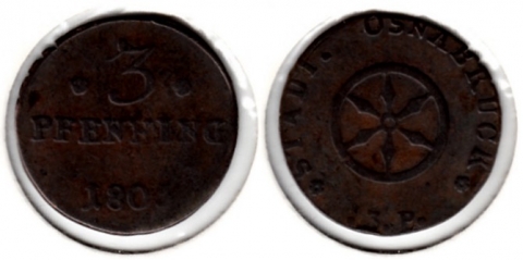 3 Pfennig Osnabrück 1805