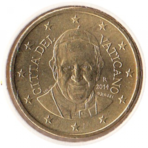 50 Eurocent Vatikan 2014