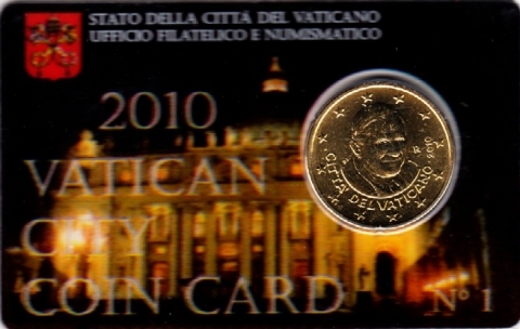 50 Eurocent Vatikan 2010