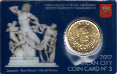 50 Eurocent Vatikan 2012