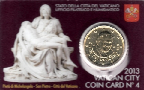 50 Eurocent Vatikan 2013