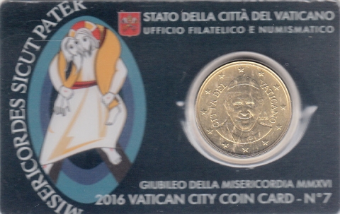 50 Eurocent Vatikan 2016