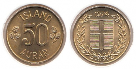 50 Aurar Island 1974