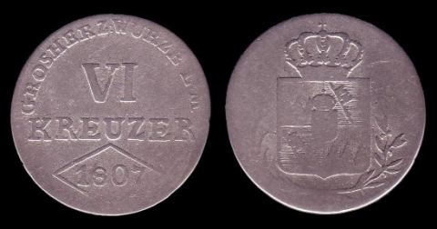 6 Kreuzer Würzburg 1807
