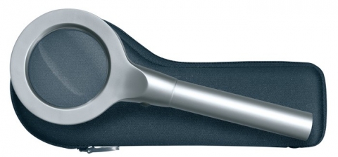 Aluminium-LED-Lupe