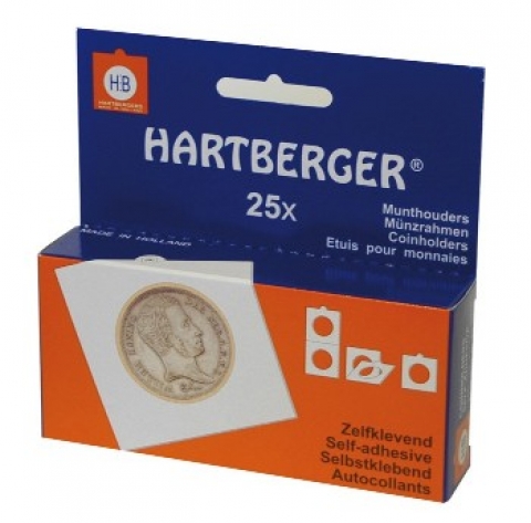 Hartberger® Münzrähmchen selbstklebend Ø 17,5 mm