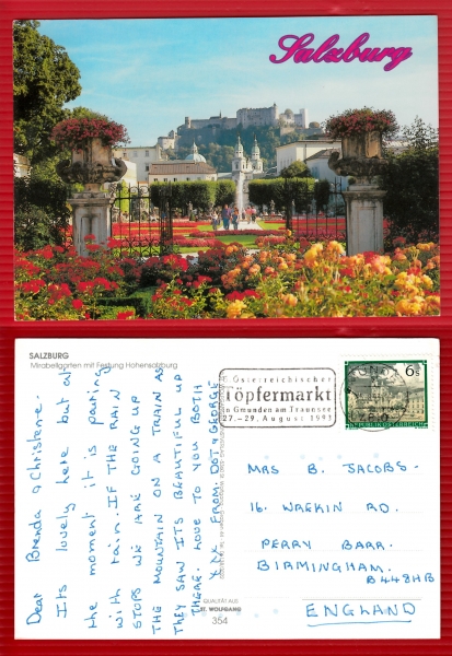 AK Salzburg, Mirabellgarten