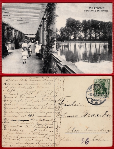 AK Bad Pyrmont, Fürstenweg