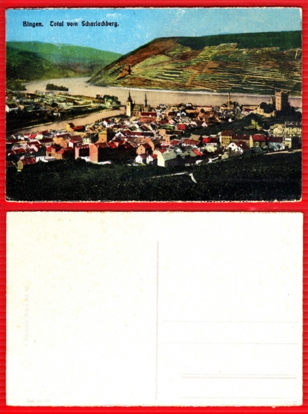 AK Bingen, Blick vom Scharlachberg