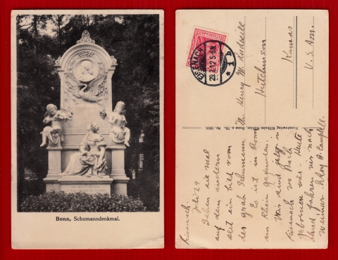 AK Bonn, Schumanndenkmal