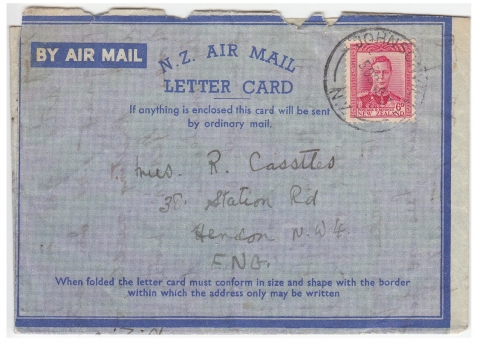 Luftpostbrief 1949?