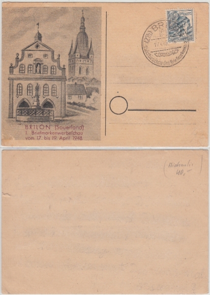 AK Brilon, Rathaus und Probsteikirche