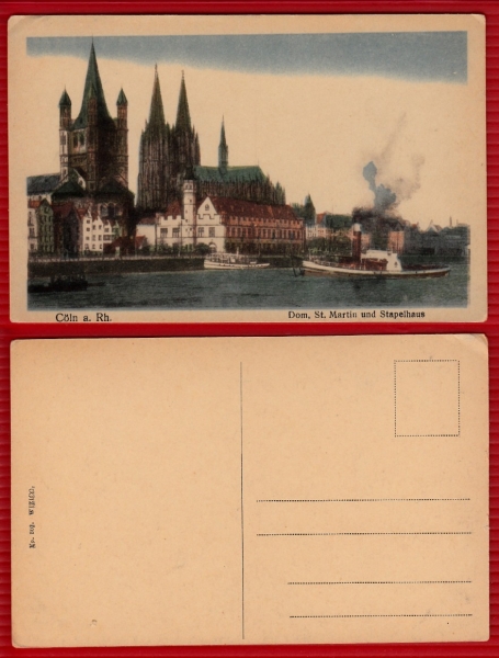 AK Cöln, Dom, St. Martin