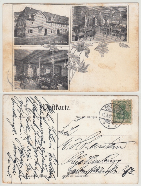 AK Eisleben, Hotel Herrmann