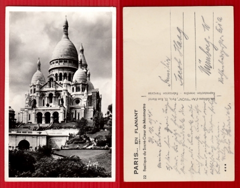 AK Paris, Le Sacré-Coeur, Basilika