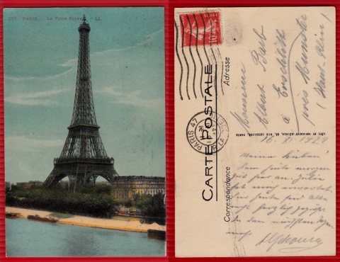 AK Paris, Eiffelturm