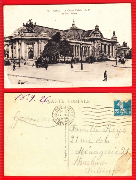 AK Paris, Le Grand Palais
