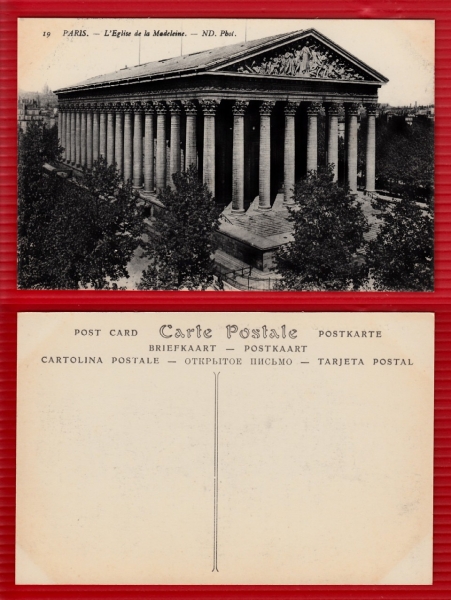 AK Paris, de La Madeleine