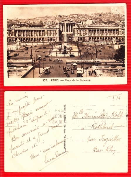 AK Paris, La Concorde