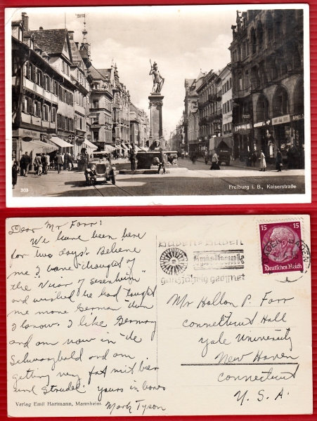 AK Freiburg i. Br., Kaiserstraße