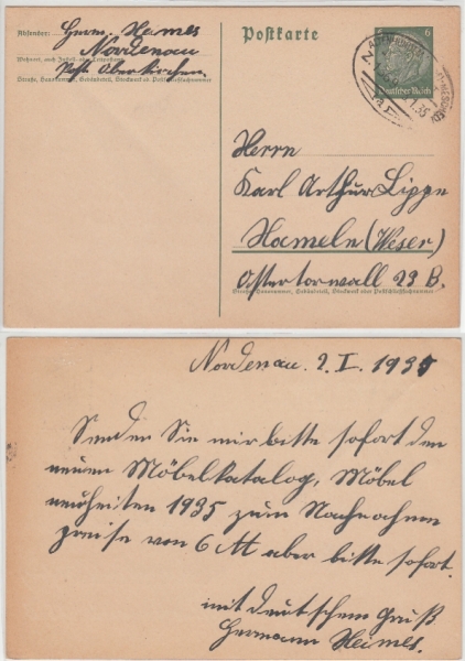 Postkarte Nordenau