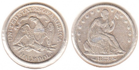 1/2 Dollar USA 1873