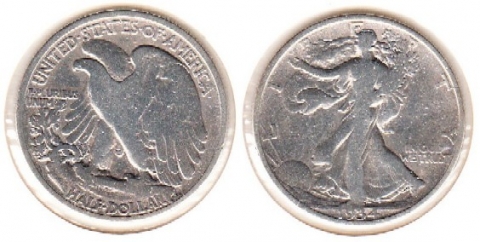 1/2 Dollar USA 1934