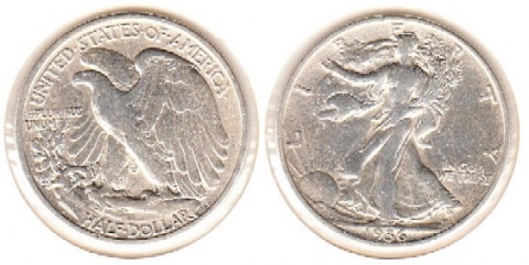 1/2 Dollar USA 1936