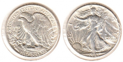 1/2 Dollar USA 1941
