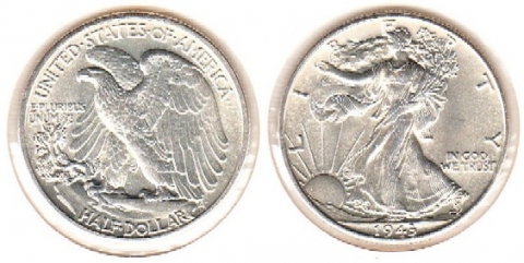 1/2 Dollar USA 1943