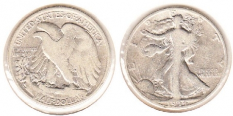 1/2 Dollar USA 1944 D