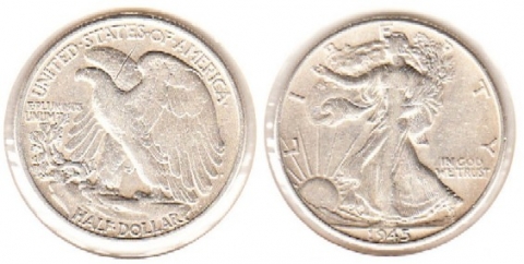 1/2 Dollar USA 1945